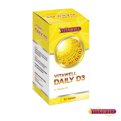 ویتامین D3 با Daily d3 ویتاول